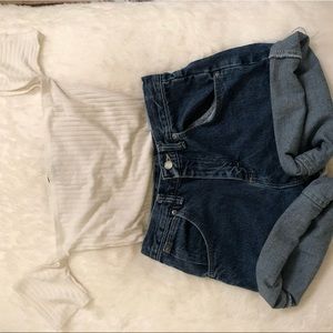 Wranglers High waisted/ Mom Jean shorts